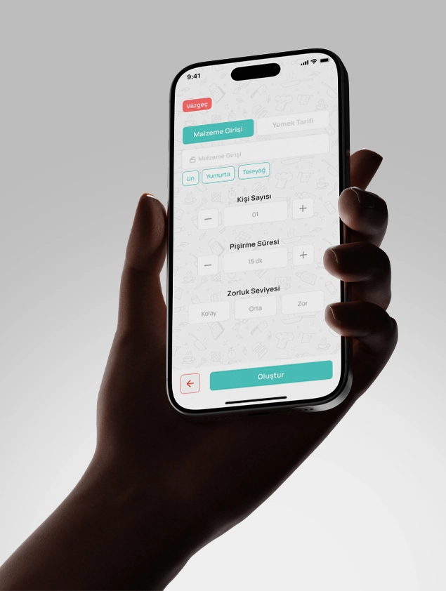 Üstat Mutfaktaki Yapay Zeka Uygulaması